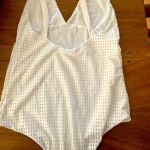 White Mesh Acacia Malta One Peice bikini